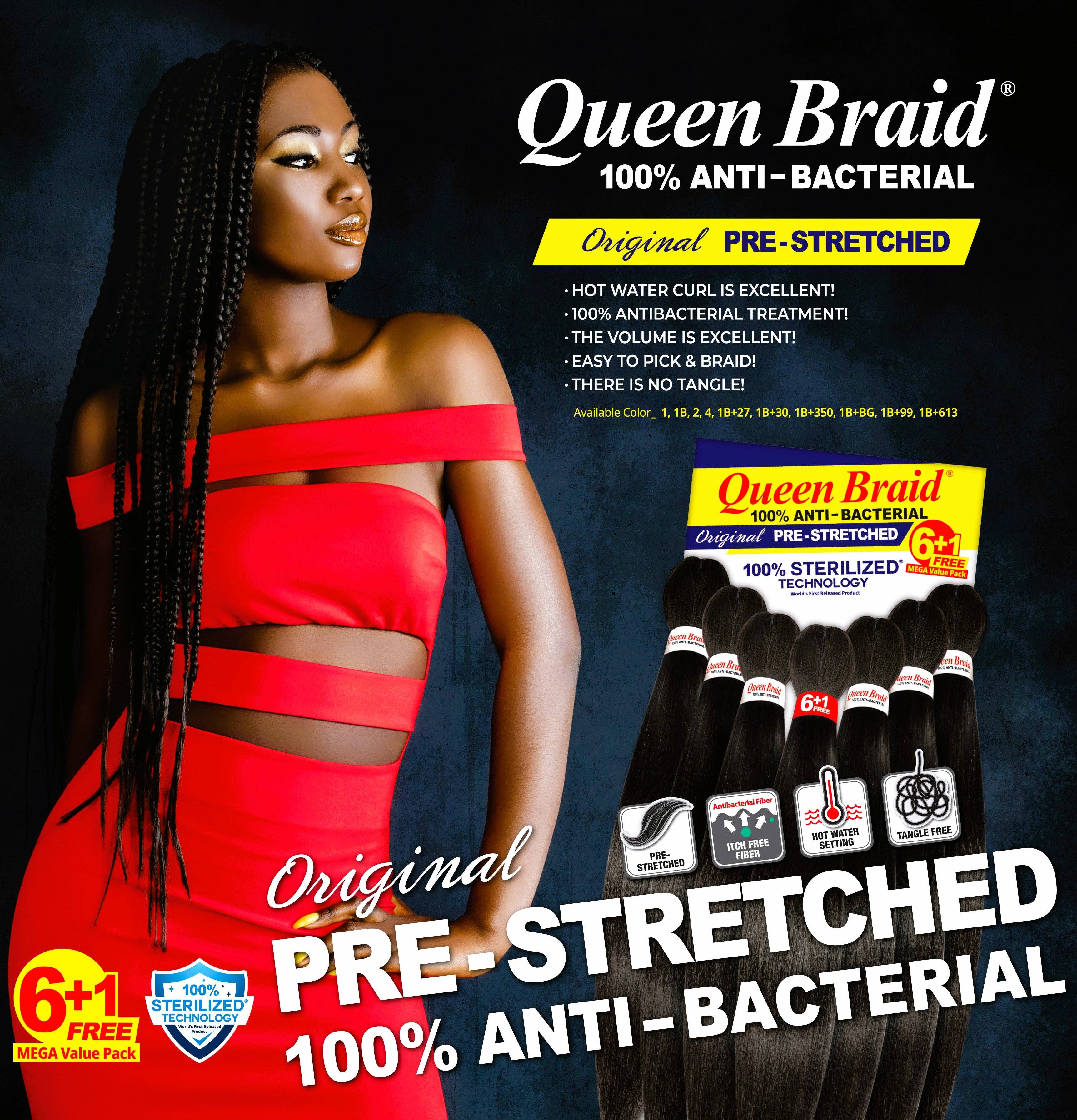 QUEEN BRAID 3 + 1 Mega Pack - #99J
