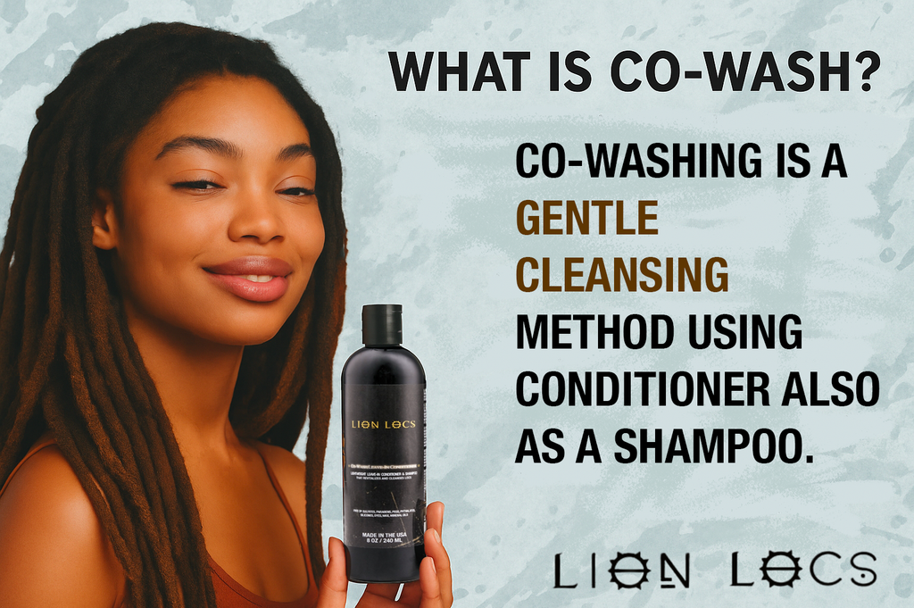 Lion Locs Co-Wash Shampoo / Leave-In Conditioner - VEGAN - Travel / Mini