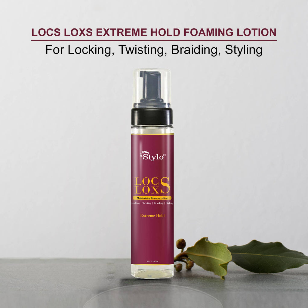 STYLO LOCS LOXS Extreme Hold Foaming Lotion (8oz)