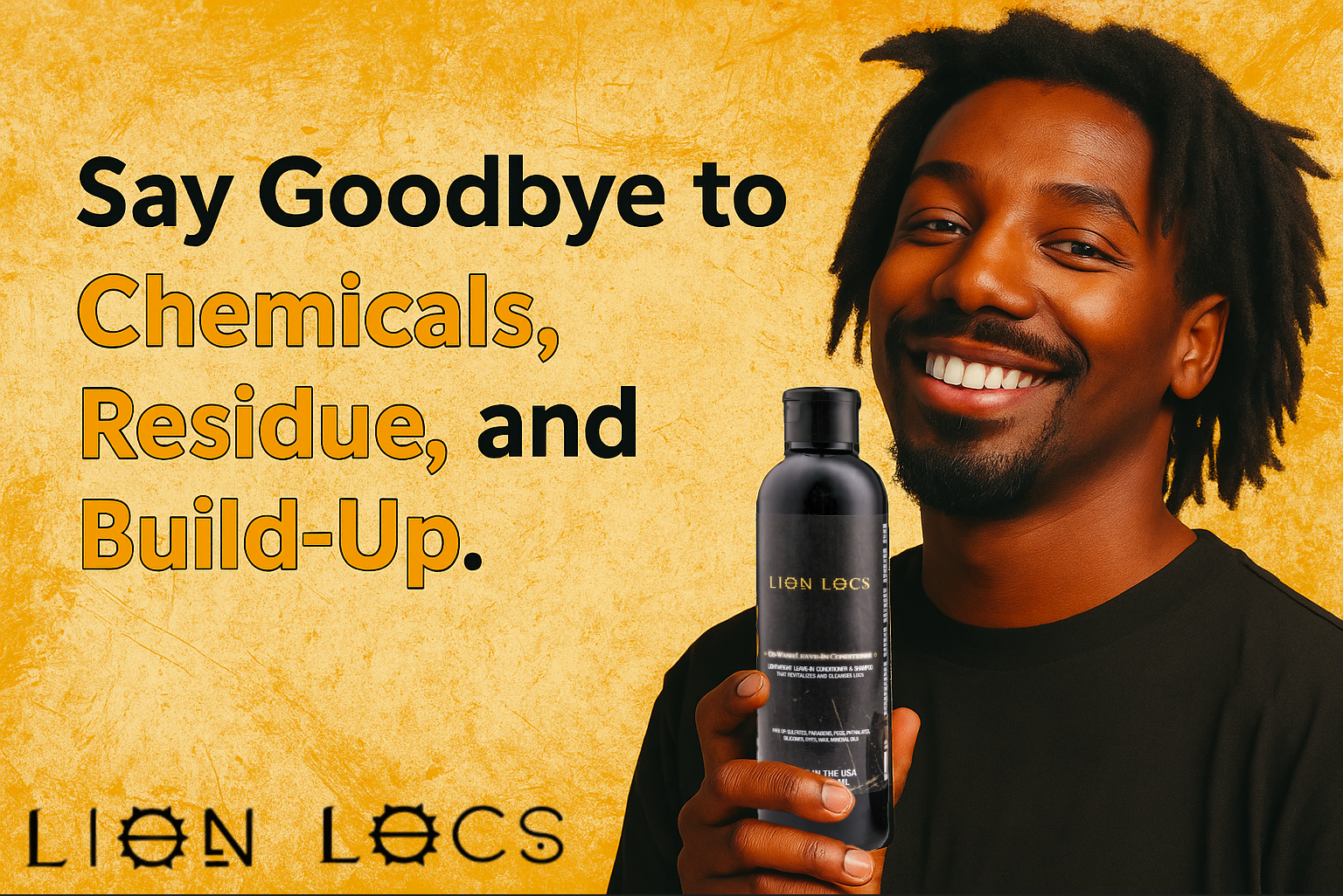 Lion Locs Co-Wash Shampoo / Leave-In Conditioner - VEGAN - Travel / Mini