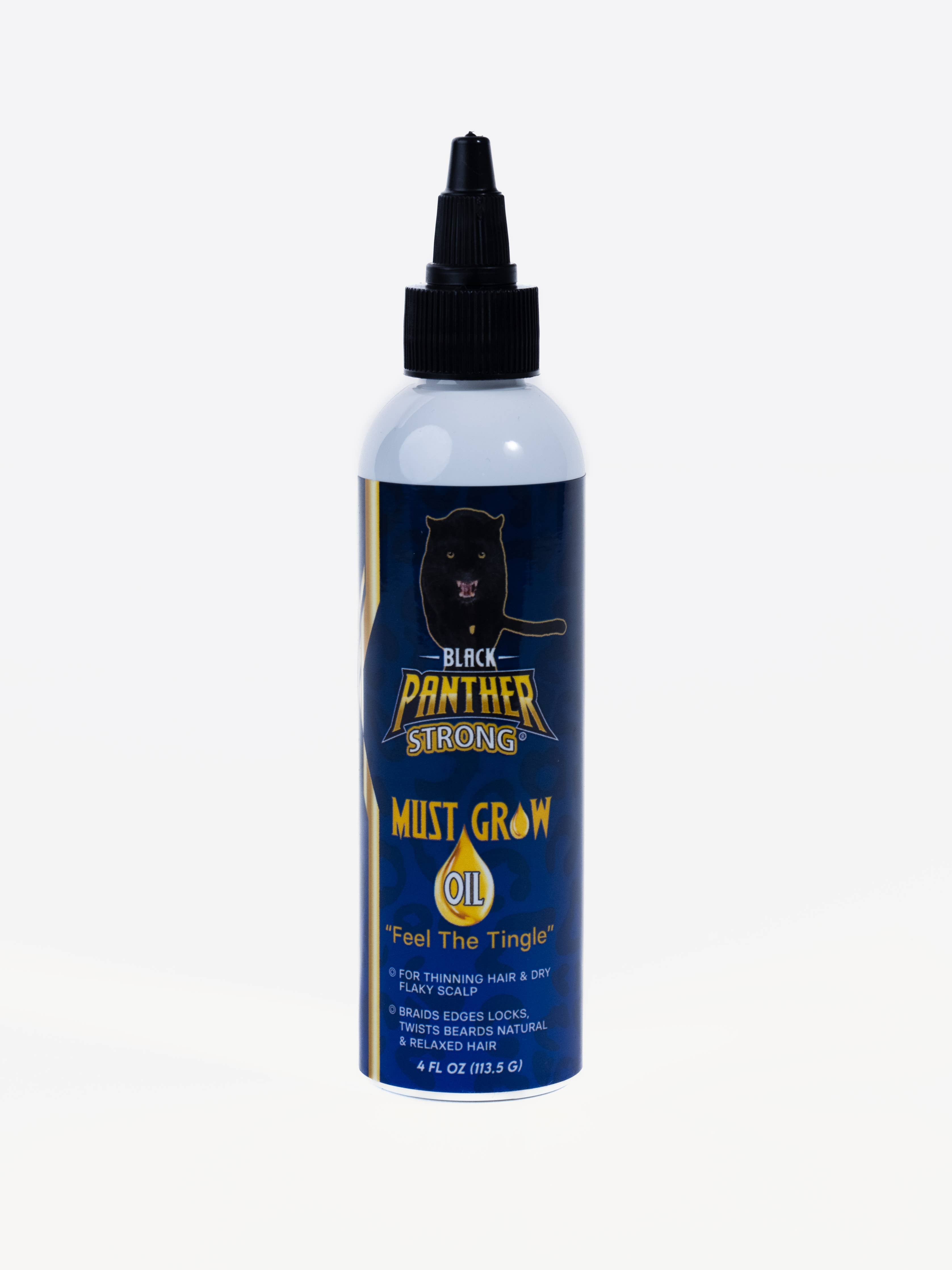 Must Grow Oil Black Panther Strong. "Feel The Tingle!"