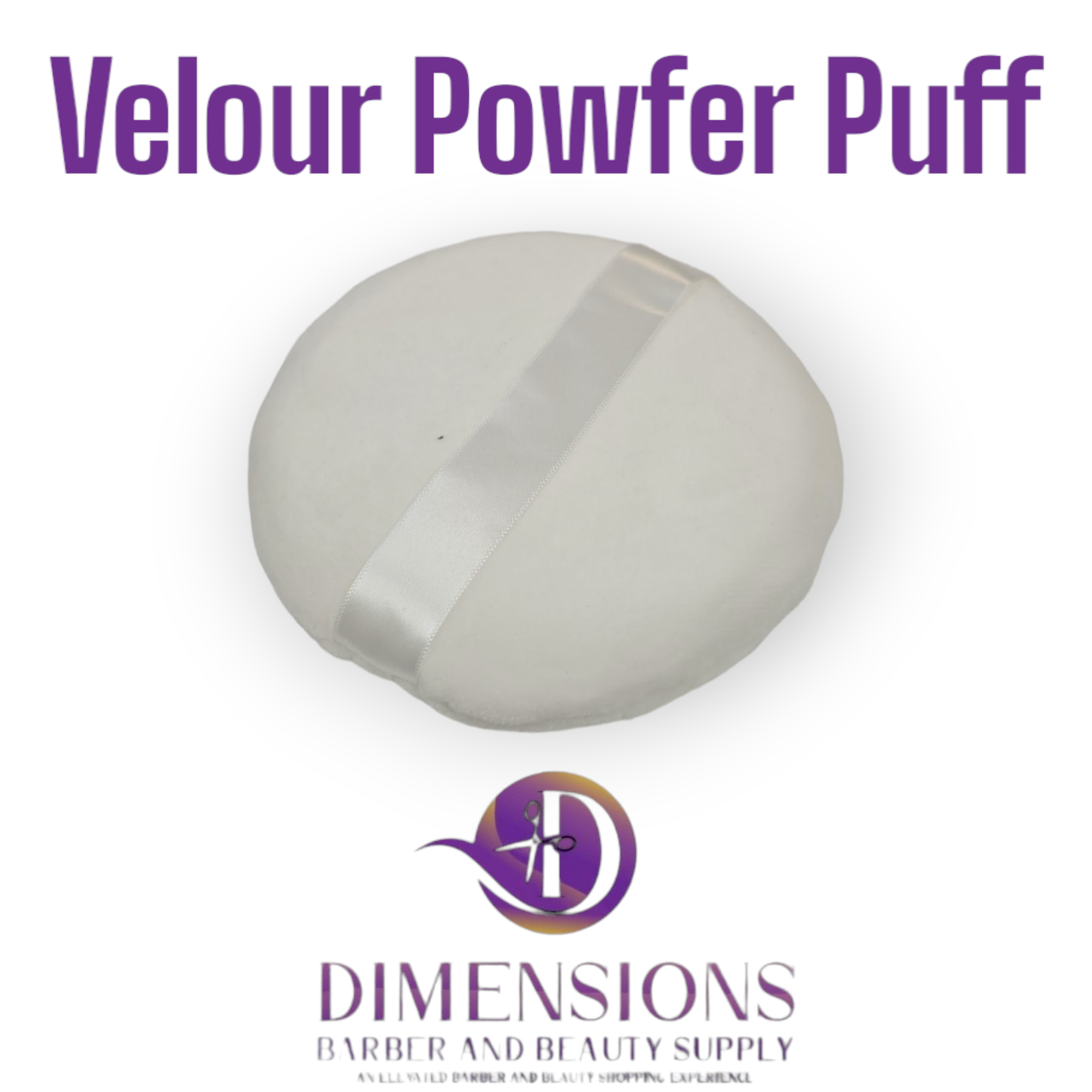 Velour Makeup Powder Puff